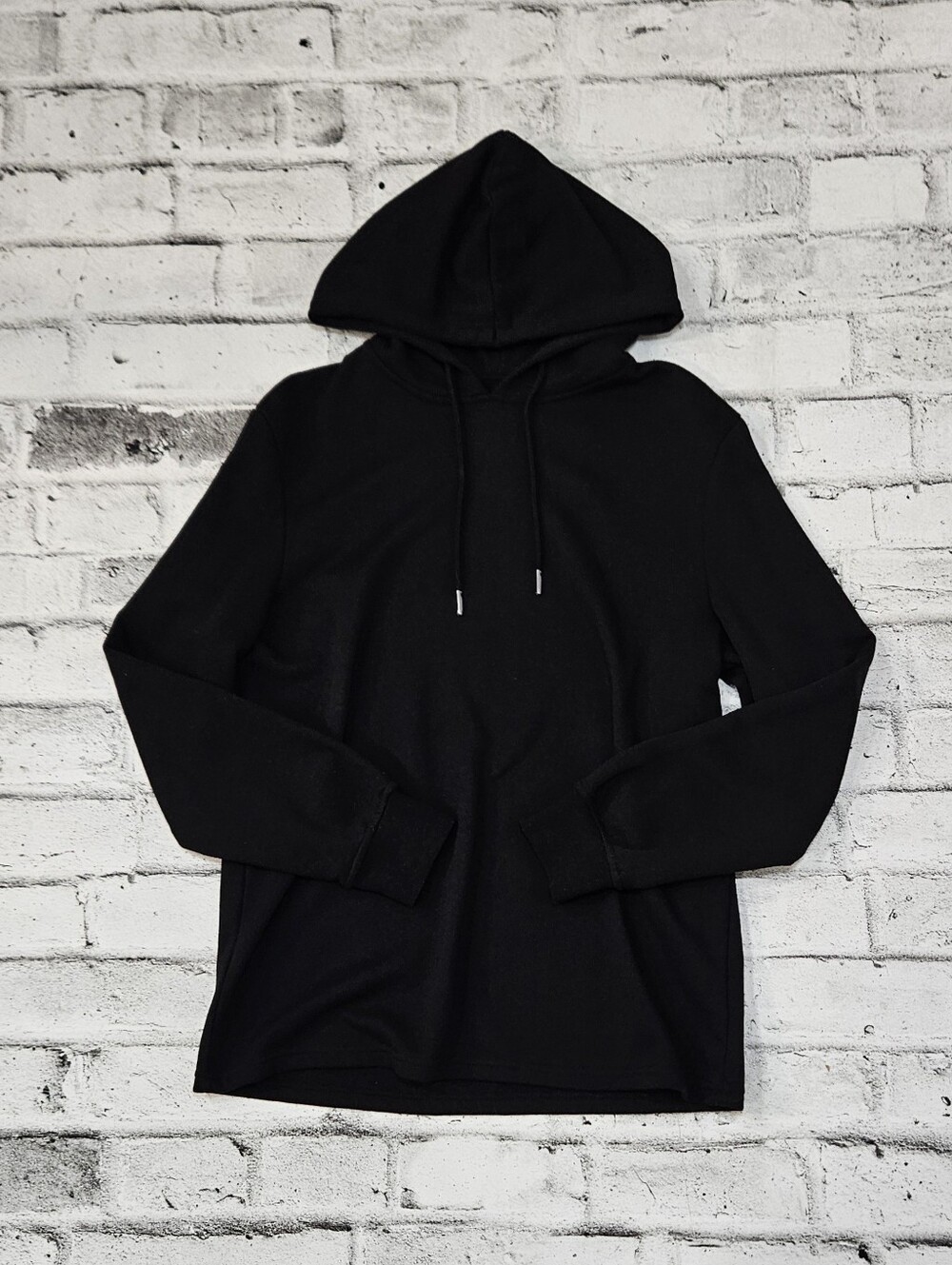 Arsenic Black Pullover Hoodie Soft Fleece Sweatshirt Women's Small